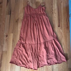 American Eagle Maxi Dress in Rust